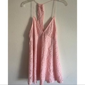 NWT Light Pink Lace Dress